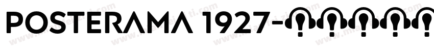 Posterama 1927字体转换
